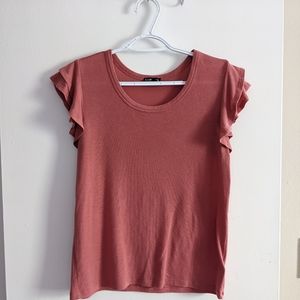 Express small pink top